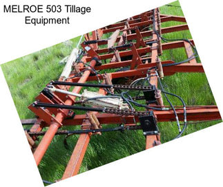 MELROE 503 Tillage Equipment