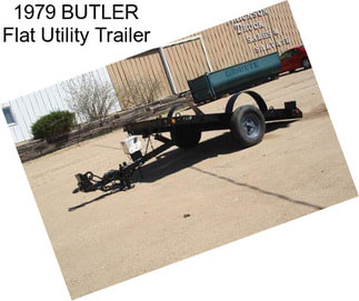 1979 BUTLER Flat Utility Trailer