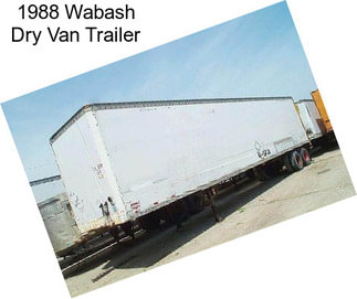 1988 Wabash Dry Van Trailer