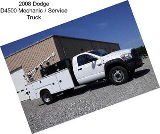 2008 Dodge D4500 Mechanic / Service Truck