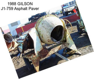 1988 GILSON J1-759 Asphalt Paver