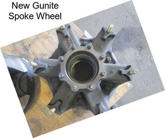 New Gunite Spoke Wheel