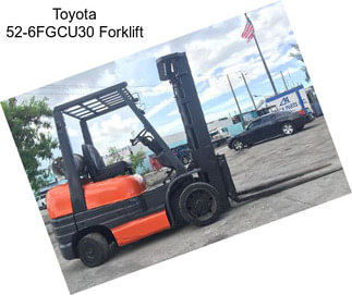 Toyota 52-6FGCU30 Forklift