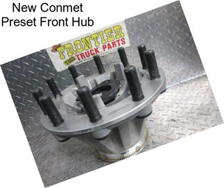 New Conmet Preset Front Hub