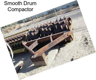 Smooth Drum Compactor