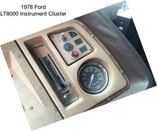 1978 Ford LT8000 Instrument Cluster