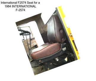 International F2574 Seat for a 1984 INTERNATIONAL F-2574