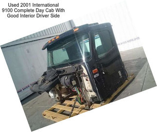 Used 2001 International 9100 Complete Day Cab With Good Interior Driver Side