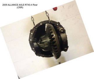 2009 ALLIANCE AXLE RT40-4 Rear (CRR)