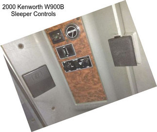 2000 Kenworth W900B Sleeper Controls