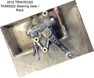 2010 TRW/ROSS TAS65222 Steering Gear / Rack