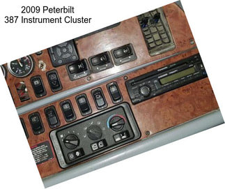 2009 Peterbilt 387 Instrument Cluster