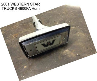 2001 WESTERN STAR TRUCKS 4900FA Horn