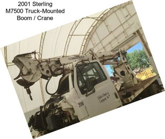 2001 Sterling M7500 Truck-Mounted Boom / Crane