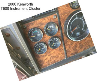 2000 Kenworth T600 Instrument Cluster