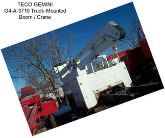 TECO GEMINI G4-A-3710 Truck-Mounted Boom / Crane