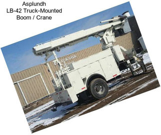 Asplundh LB-42 Truck-Mounted Boom / Crane