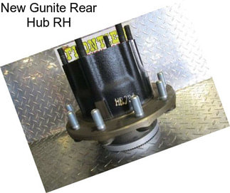 New Gunite Rear Hub RH