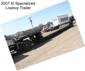 2007 Xl Specialized Lowboy Trailer