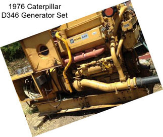 1976 Caterpillar D346 Generator Set