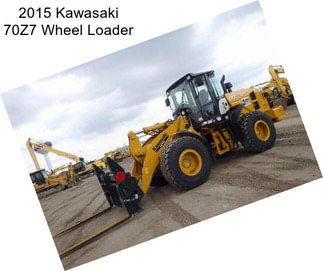 2015 Kawasaki 70Z7 Wheel Loader