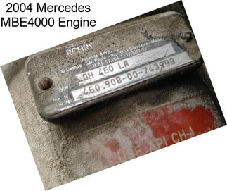 2004 Mercedes MBE4000 Engine