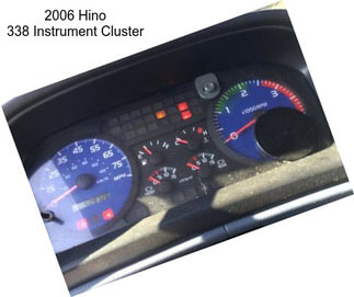 2006 Hino 338 Instrument Cluster