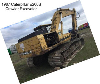 1987 Caterpillar E200B Crawler Excavator