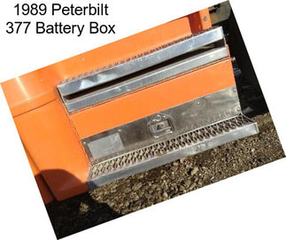 1989 Peterbilt 377 Battery Box