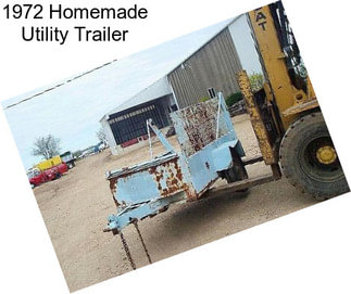 1972 Homemade Utility Trailer