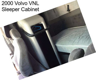 2000 Volvo VNL Sleeper Cabinet