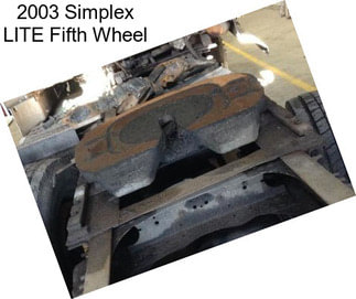 2003 Simplex LITE Fifth Wheel