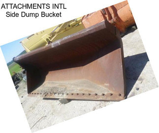 ATTACHMENTS INTL Side Dump Bucket