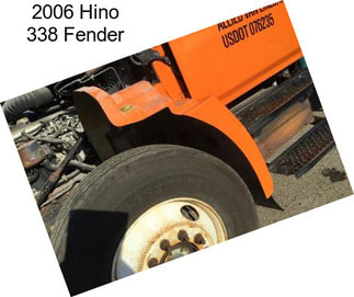 2006 Hino 338 Fender