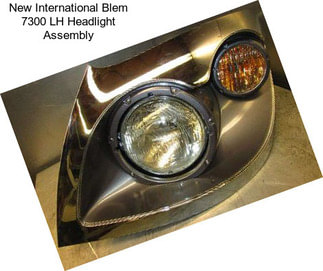 New International Blem 7300 LH Headlight Assembly