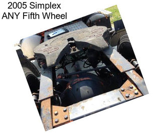 2005 Simplex ANY Fifth Wheel