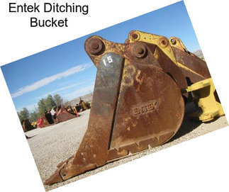 Entek Ditching Bucket