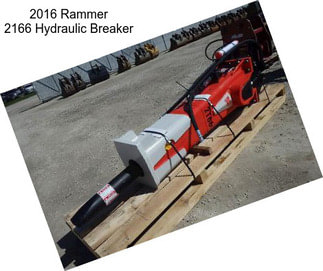 2016 Rammer 2166 Hydraulic Breaker