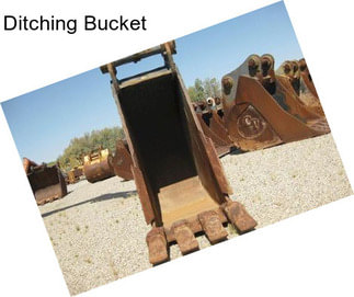 Ditching Bucket