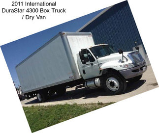 2011 International DuraStar 4300 Box Truck / Dry Van