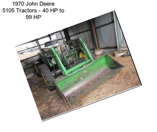 1970 John Deere 5105 Tractors - 40 HP to 99 HP