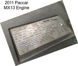 2011 Paccar MX13 Engine