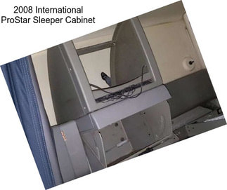 2008 International ProStar Sleeper Cabinet