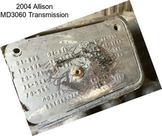 2004 Allison MD3060 Transmission