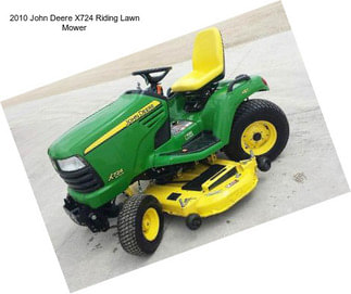 2010 John Deere X724 Riding Lawn Mower