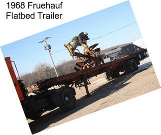 1968 Fruehauf Flatbed Trailer