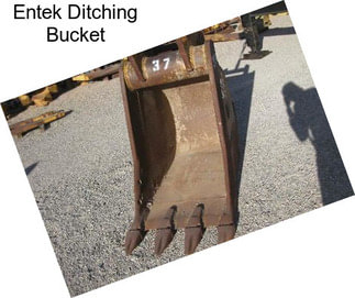 Entek Ditching Bucket