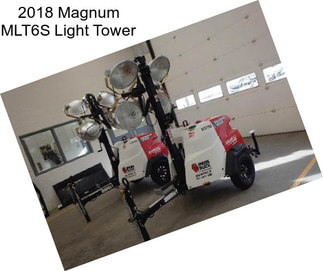 2018 Magnum MLT6S Light Tower