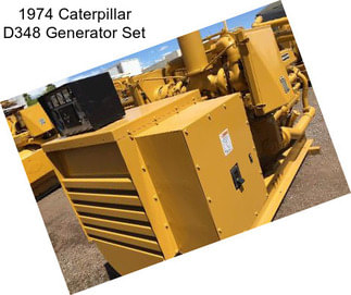 1974 Caterpillar D348 Generator Set