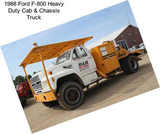 1988 Ford F-800 Heavy Duty Cab & Chassis Truck